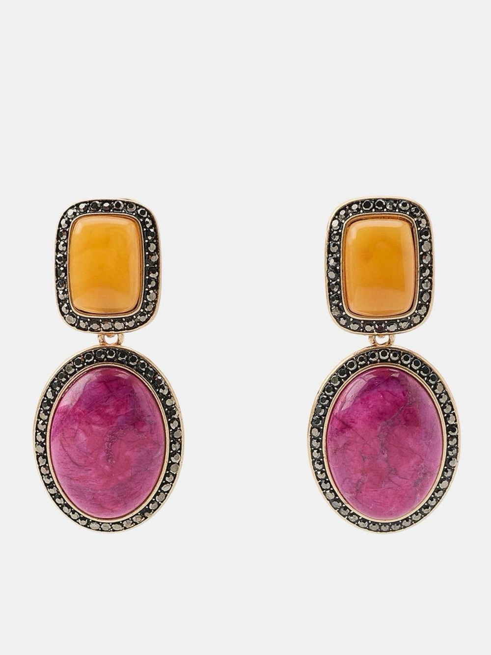 Zara Sparkly Stone Earrings NWOT